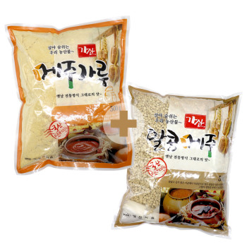 가산식품 메주가루 500g+알콩메주 5kg  국내산콩 100% 고추장 된장 간장 옛날방식 전통발효 직접제조